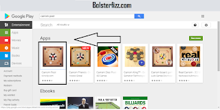 Search bar at the top of the Bluestacks Search bar at the top of the Bluestacks