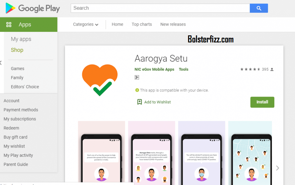 Arogya Setu Download Google playstore